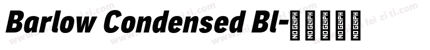 Barlow Condensed Bl字体转换